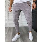 Pantaloni barbati casual regular fit in carouri B1552 F6-4 / 14-5 E~