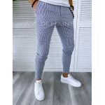 Pantaloni barbati casual regular fit in dungi B1852 11-4 E~