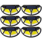 6 x Lampa solara SH -122 LED COB cu senzor de miscare si lumina 3 moduri ILUMINARE