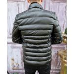 Geaca de barbati, groasa, neagra, gluga detasabila - GC670