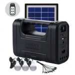 Kit solar GD-Lite 8017 este dotat cu dispozitive USB cu 3 becuri si leduri