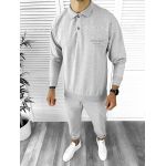 Bluza barbati gri oversize B8230 O4-5.2