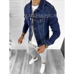 Geaca barbati de blugi bleumarin B9427 41-5