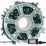 Instalatie 5008 ALB RECE 800 LED 100 m Fir Negru EXTERIOR tip ROLA