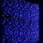 Instalatie 6005 ALBASTRA 264 LED 6x1m Tip Ploaie Interconectabila Interior