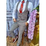 Compleu de barbati Vesta si Pantalon, Slim Fit - CU171