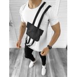 Tricou barbati alb slim fit Vagabond B1967 V5-5.1
