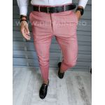 Pantaloni barbati eleganti roz B1804 E 154-5