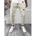 Pantaloni de trening bej conici 12259 S5-3