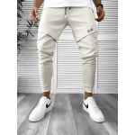 Pantaloni de trening bej conici 12360 13-2 *