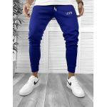 Pantaloni de trening albastri silon conici 12377 D3-5.3