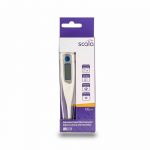 Termometru, Scala, Cu varf flexibil, Cu ecran Lcd, Alb