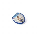 Reductor scaun toaleta pentru copii, buretat, ergonomic, portabil, 28 x 29 cm, albastru, Reer 4811.1
