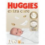 Scutece Huggies Extra Care Convi marimea 1, 2-5 kg, 26 buc