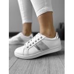Adidasi dama casual albi cu gri 225