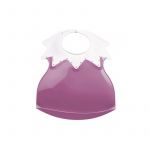 Baveta, Thermobaby, Arlequin, Ultra-Soft, 6 luni+, Orchid Pink