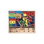 Melissa & Doug - Set Din Lemn De Construit Cu Suruburi