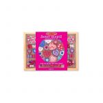 Melissa & Doug - Setargele din lemn Inimioare Deco