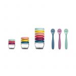 Babymoov -Multi set pentru diversificare: 3 seturi recipiente + un set linguri