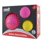 LUDI Set 3 mingii senzoriale ROZ