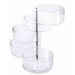 Organizator pentru bijuterii cu 5 sertare supraetajate 11.5 x 22.5 cm transparent JN 098
