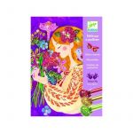 Djeco - Atelier creativ cu sclipici, Parfumul florilor