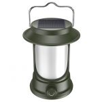 Lampa Solara Retro Camping LY17 Verde cu Maner Reincarcabila