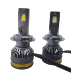 Set 2 becuri auto H4 LED A8, 100W, 15000 Lumeni, Lumina alba 6000k