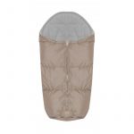 Lorelli - Sac termic de iarna pentru carucior, impermeabil, captuseala polar fleece, Beige