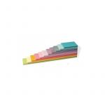 Set de constructie cu 11 placi, model pastel
