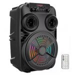 Boxa Portabila ZQS-8107S Wireless LED de 8 inch Lumini LED RGB