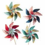 Djeco - Set DIY, moristi de vant, modele cu flori