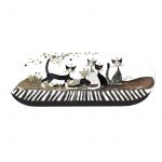 Fridolin - Etui ochelari metalic, Rosina Wachtmeister Cats Sepia