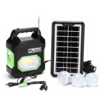 Kit solar GD-15 Radio cu lampa multifunctionala panou solar si 3 Becuri