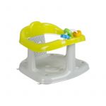Scaun baie, MyKids, Panda, Cu margini rotunjite, 30x30x25 cm, 7 luni+, Gri/Verde