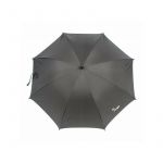 Bo Jungle - Umbrela pentru carucior copii, cu factor protectie UV si prindere universala, Negru