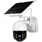 Camera de supraveghere Wifi cu Panou Solar Atasat si Senzor de Miscare alert PTZ