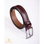 Curea din piele cu model, catarama metalica- CP450