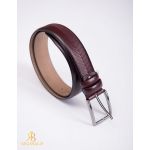 Curea din piele cu model, catarama metalica- CP454