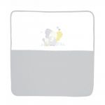 Lorelli - Paturica bumbac bebe, 90 x 90 cm, Za Za Grey