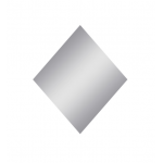 Set 32 Oglinzi Acrilice Diamant Romb Sticker Auto-adeziv Decorativ 50 X 100 CM