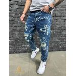 Blugi de bărbați, Slim-Fit, elastici si conici - BG931