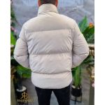 Geaca bej foarte groasa, cu guler - GC854