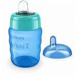 Canuta cu tetina de formare, Philips Avent, 9 luni+, 260 ml, Albastru