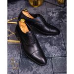 Pantofi de barbati, negru, piele naturala - P1293