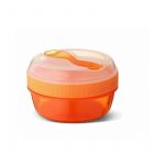 Carl Oscar - Caserola N'Ice Cup 0.3 l, compartimentata, cu disc de racire, Orange