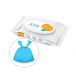 Set 100 bucati, BabyOno, saci parfumati pentru scutece folosite, Albastru
