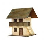 Set constructie arhitectura Granar, 126 piese din lemn, Walachia