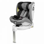 Scaun auto, Lionelo, Braam Stone, Pozitie de somn, Protectie laterala, Rotire 360 grade, 0-36 Kg, cu Isofix, Conform cu standardul european de securitate ECE R44/04, Gri