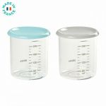 Set 2 recipiente ermetice din Tritan 240ml - Bleu Ciel